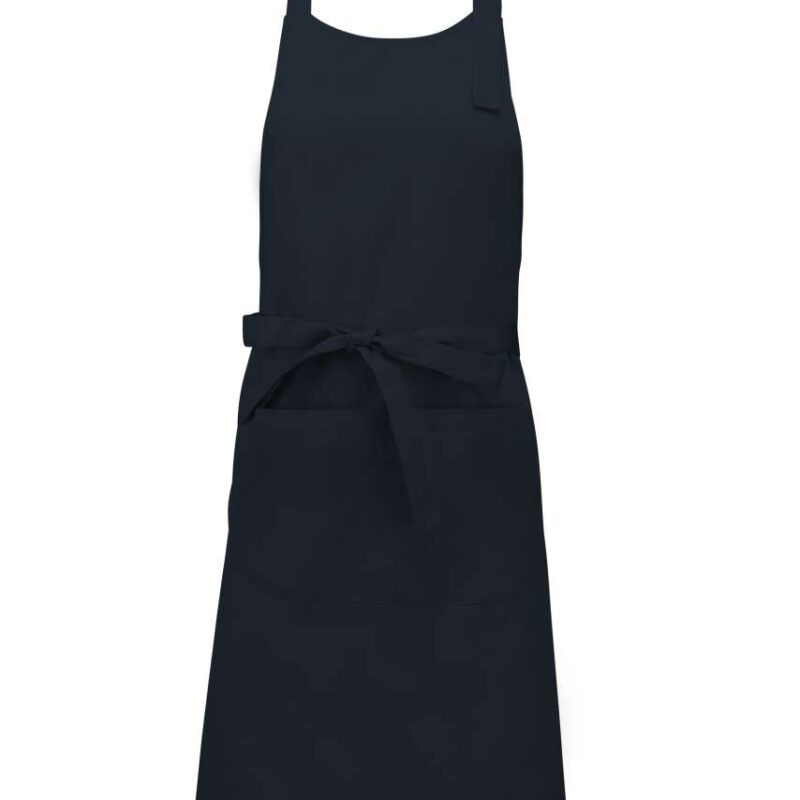 Kariban COTTON APRON WITH POCKET - Μπλε μαρίν