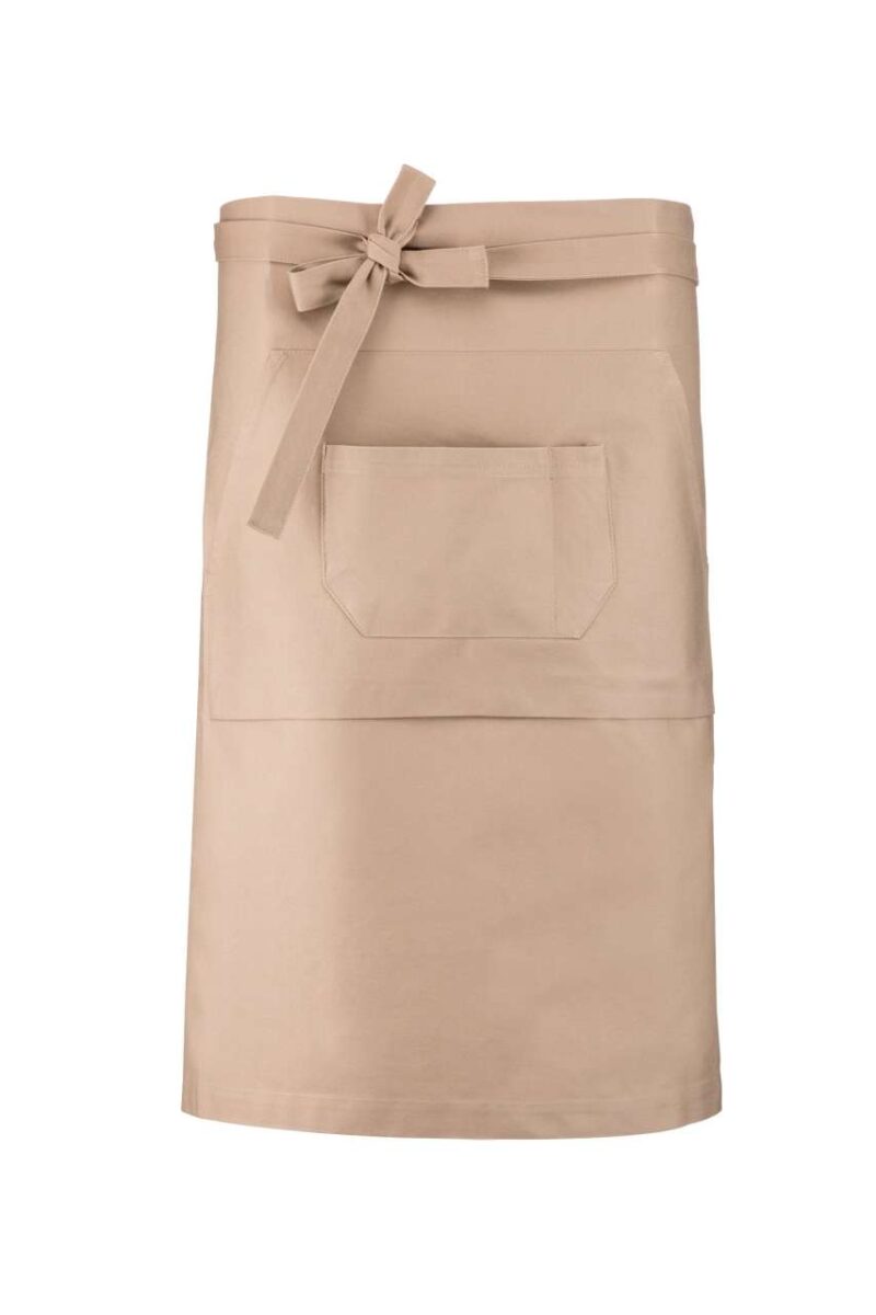 ka887-beige-a1 Kariban COTTON LONG APRON - μπεζ