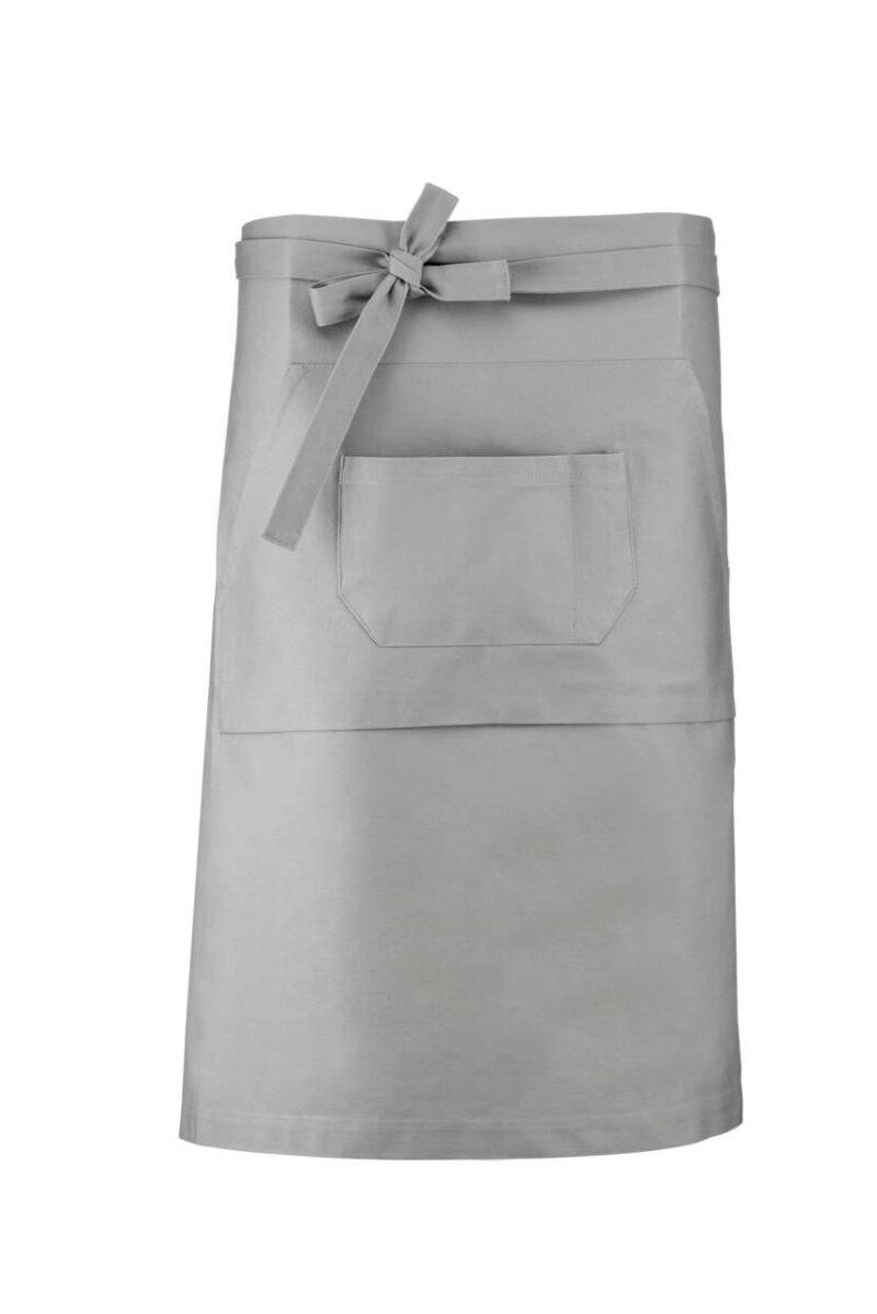 Kariban COTTON LONG APRON - Ανοιχτό γκρι