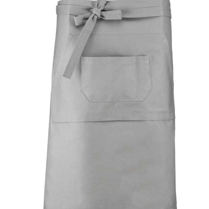 Kariban COTTON LONG APRON - Ανοιχτό γκρι