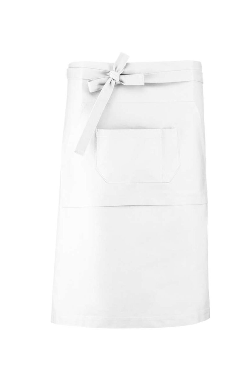 Kariban COTTON LONG APRON - Λευκό