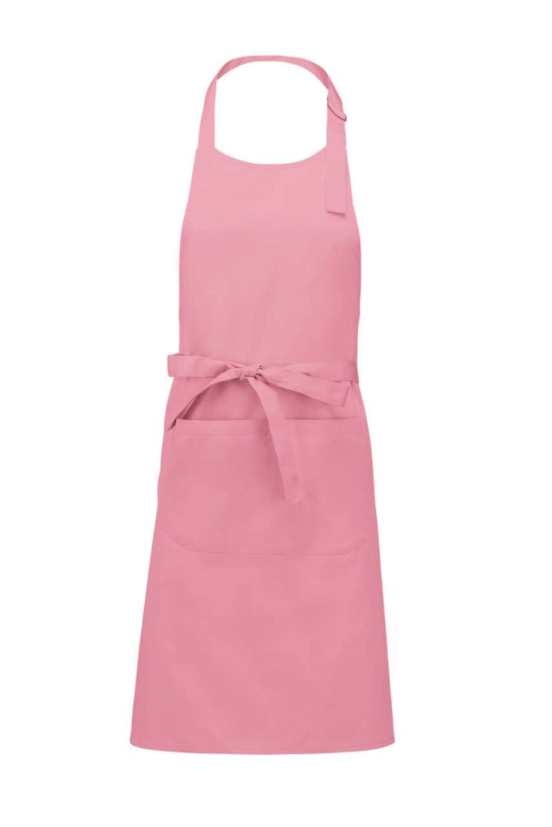 ka890-dark_pink-a2 Kariban POLYESTER COTTON APRON WITH POCKET - Σκούρο Ροζ