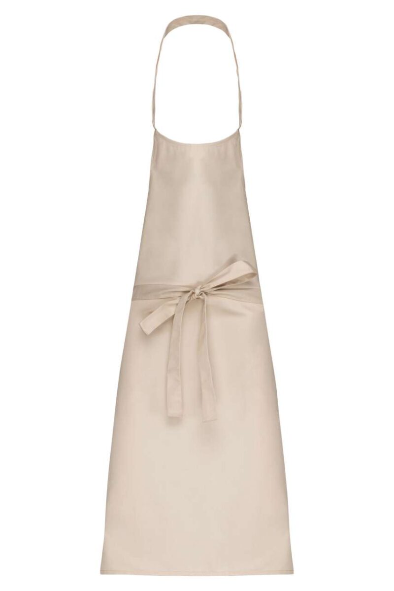 Kariban COTTON APRON WITHOUT POCKET - Angora
