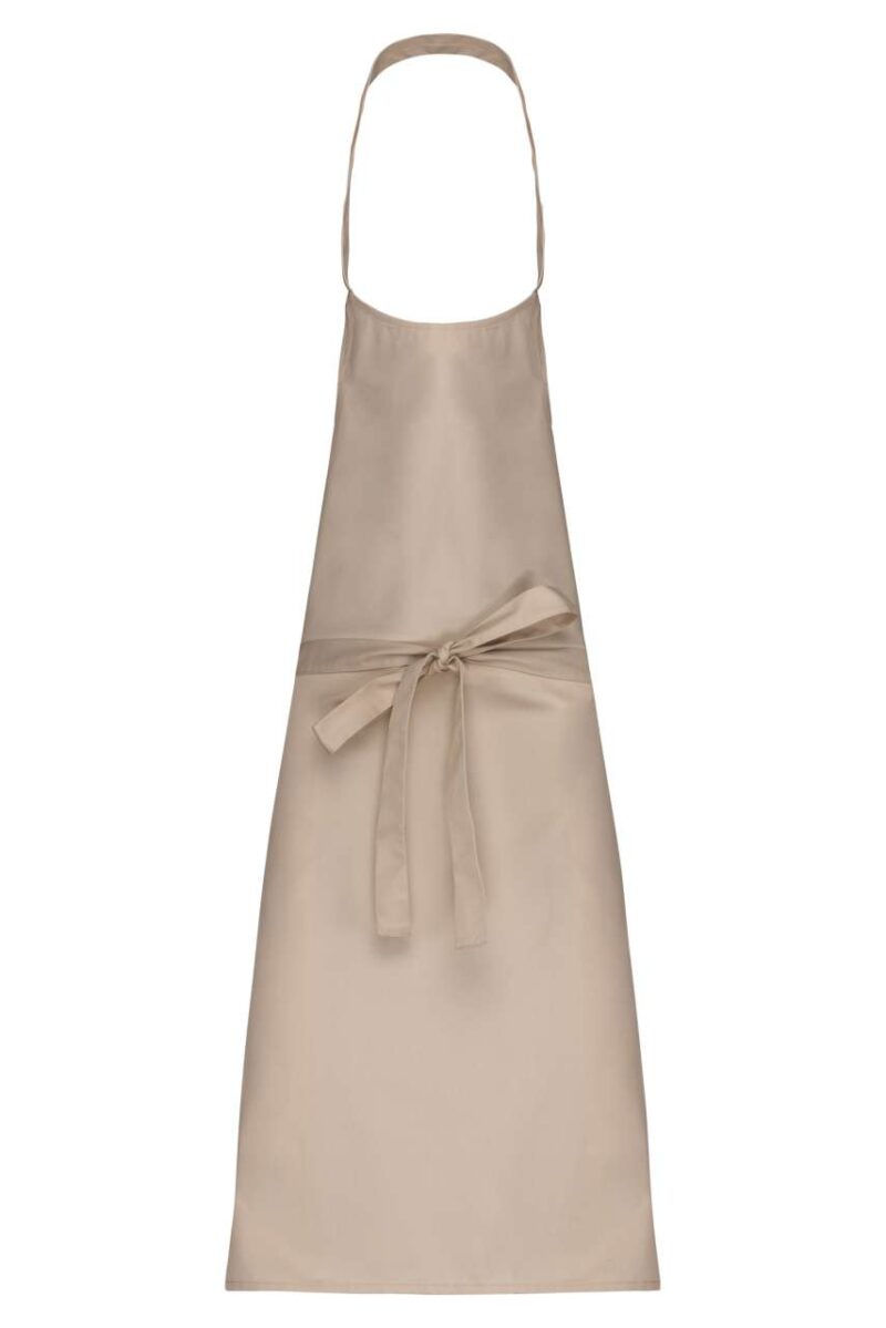 Kariban COTTON APRON WITHOUT POCKET - μπεζ