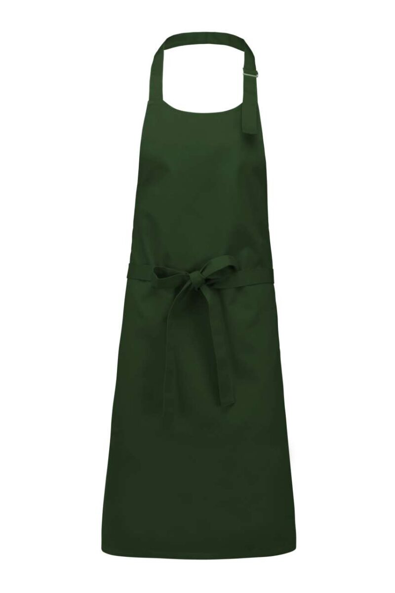 ka895-bottle_green-a1 Kariban COTTON APRON WITHOUT POCKET - Πράσινο μπουκάλι