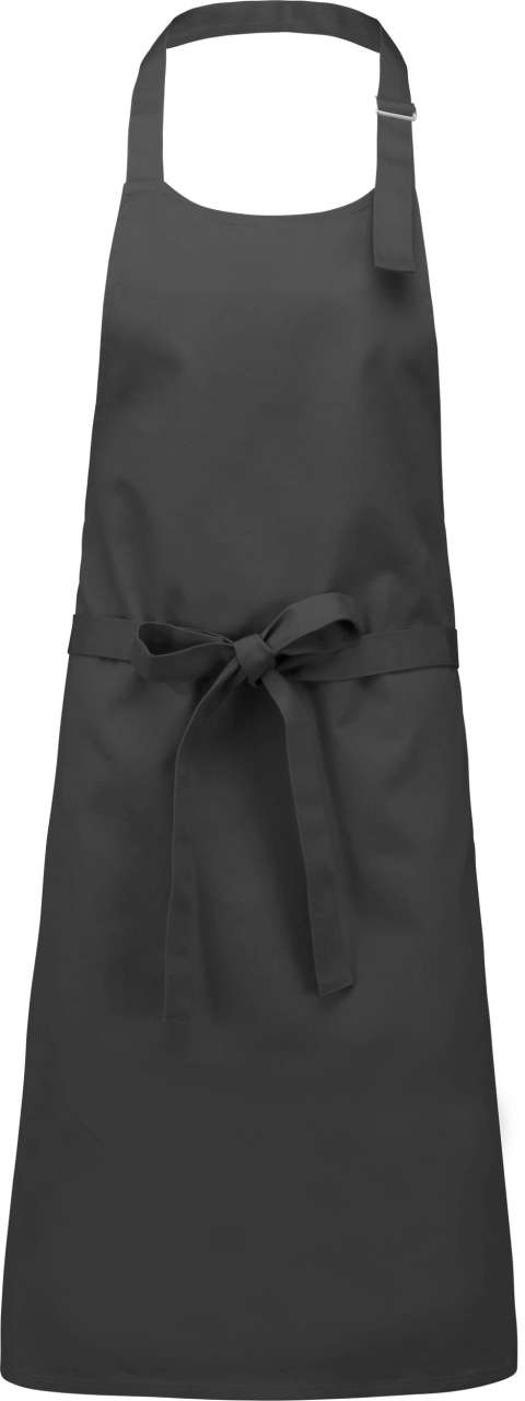ka895-dark_grey-a1 Kariban COTTON APRON WITHOUT POCKET - Σκούρο Γκρι