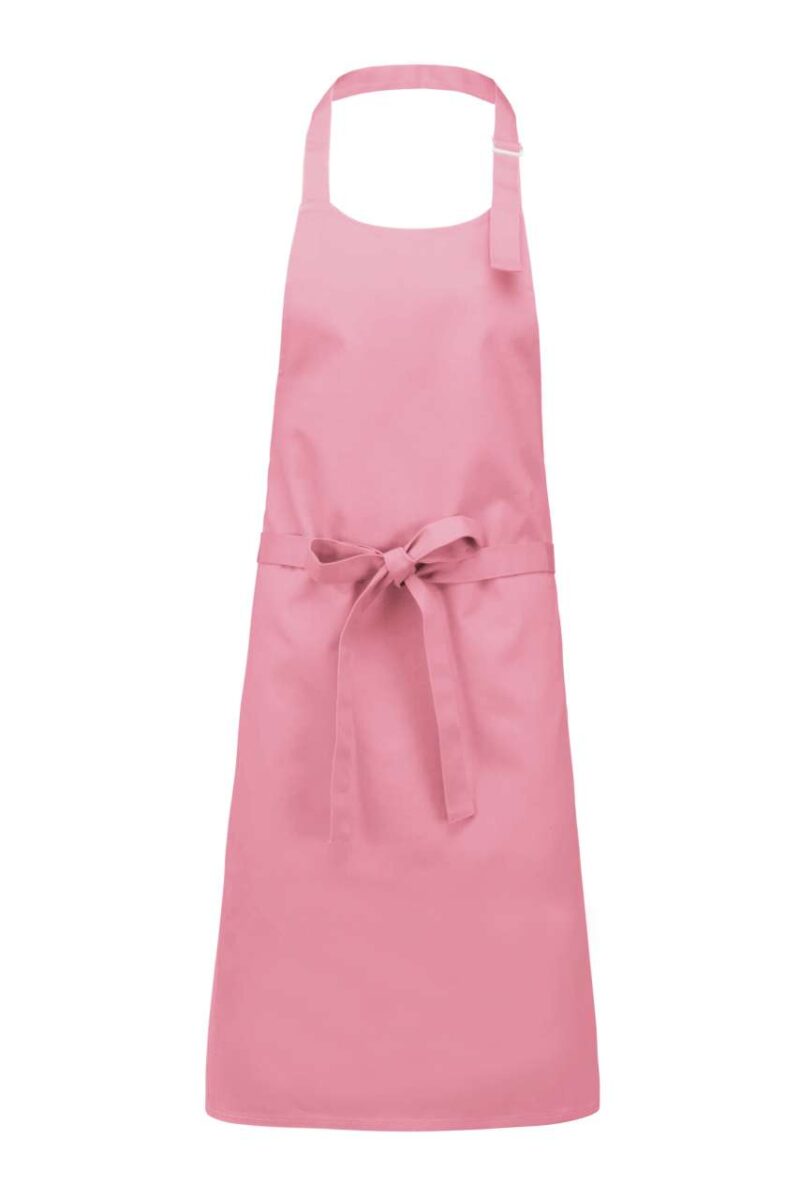 ka895-dark_pink-a1 Kariban COTTON APRON WITHOUT POCKET - Σκούρο Ροζ