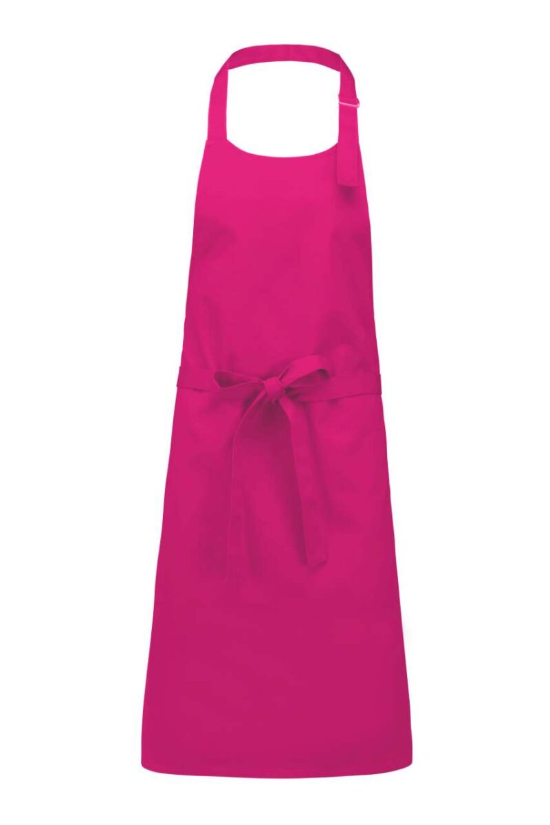 ka895-fuchsia-a1 Kariban COTTON APRON WITHOUT POCKET - Φούξια