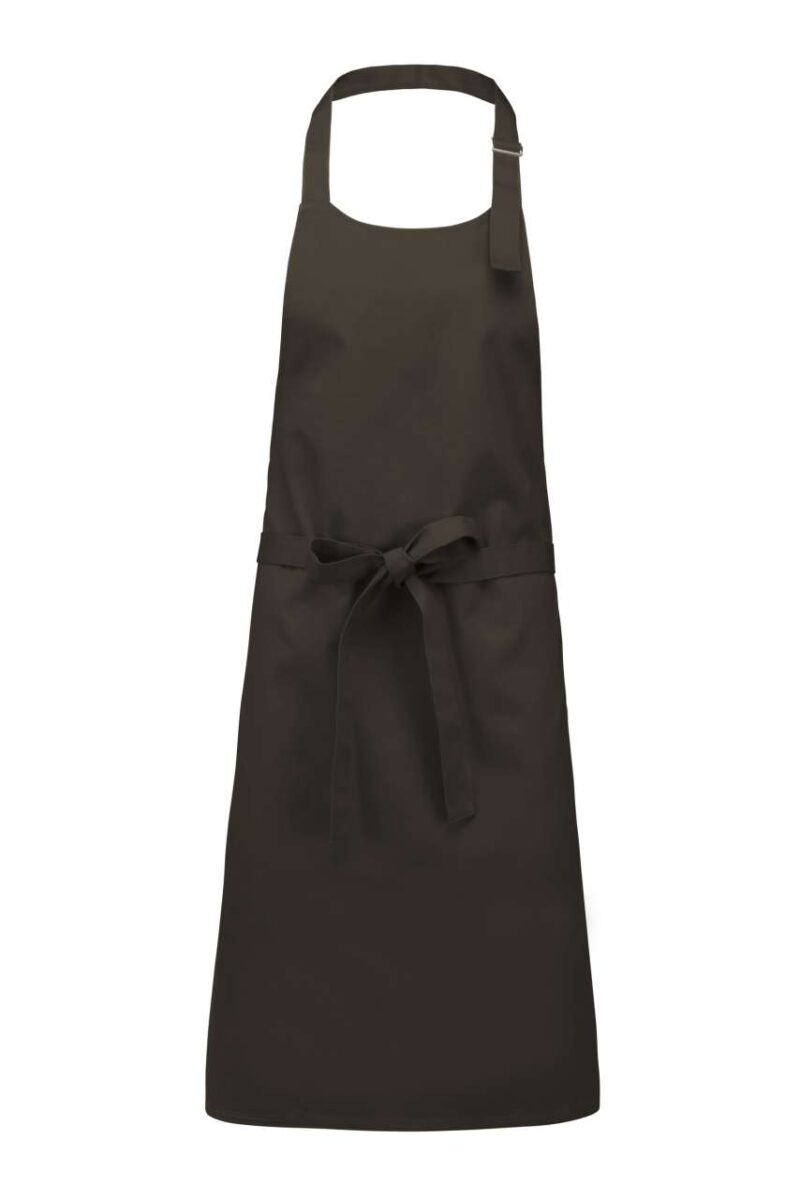 ka895-green_olive-a1 Kariban COTTON APRON WITHOUT POCKET - Πράσινο ελιάς