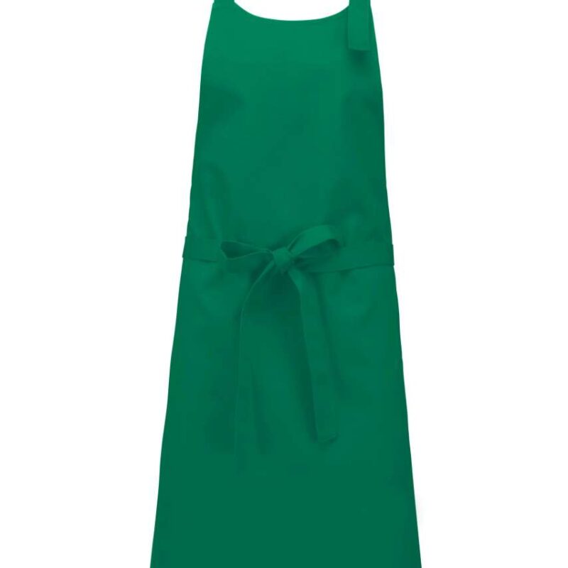 Kariban COTTON APRON WITHOUT POCKET - πράσινο του Κέλι