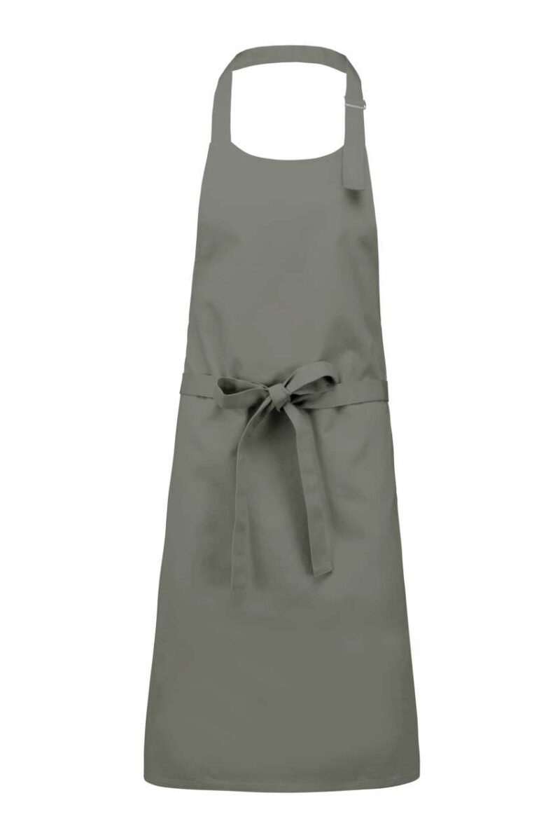 ka895-light_grey-a1 Kariban COTTON APRON WITHOUT POCKET - Ανοιχτό γκρι