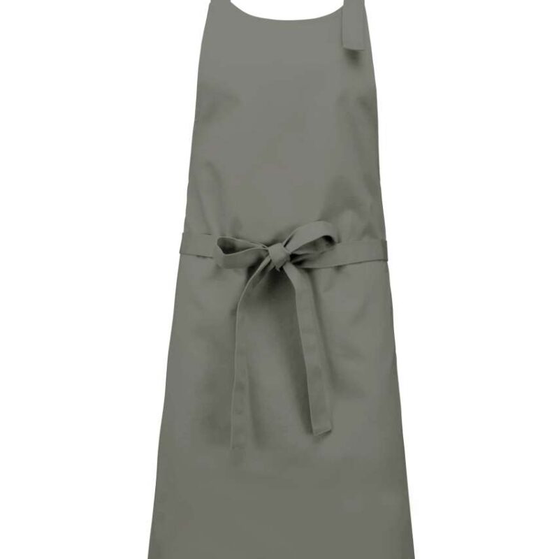Kariban COTTON APRON WITHOUT POCKET - Ανοιχτό γκρι