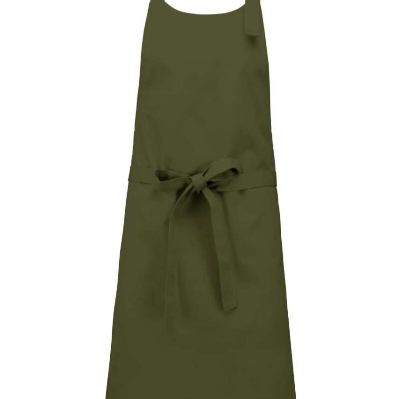 Kariban COTTON APRON WITHOUT POCKET - Light Khaki