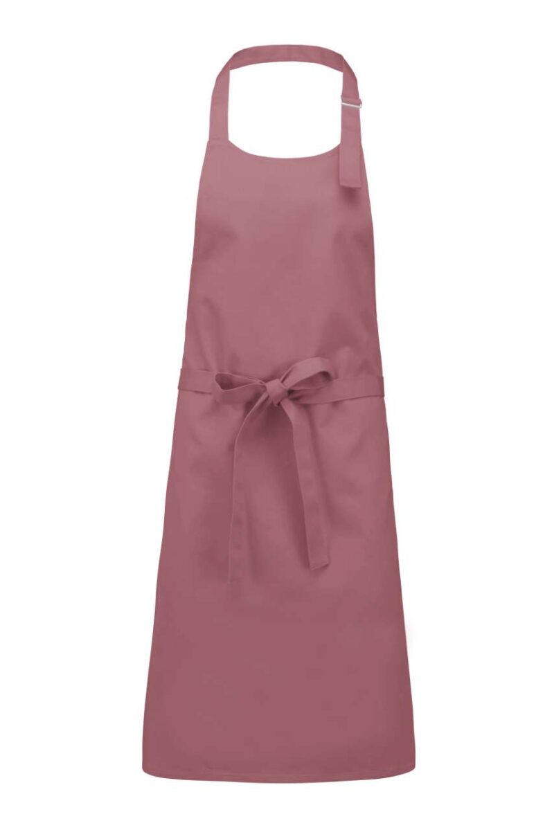 ka895-marsala-a1 Kariban COTTON APRON WITHOUT POCKET - Marsala