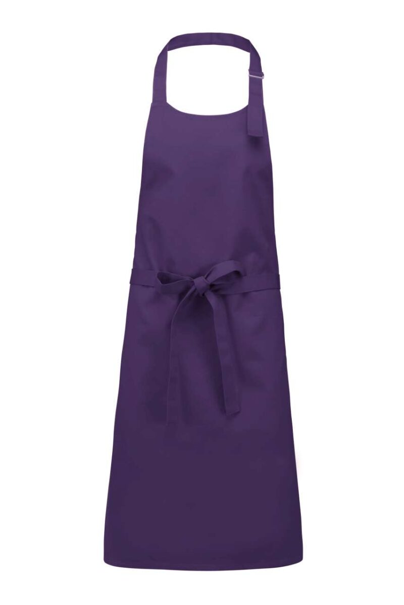 ka895-purple-a1 Kariban COTTON APRON WITHOUT POCKET - Μωβ