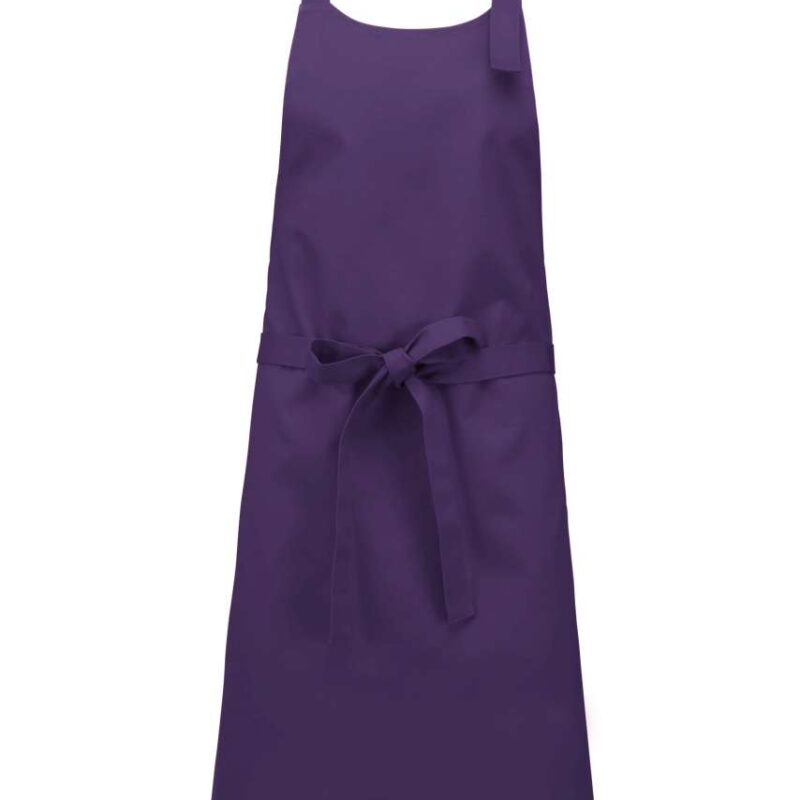 Kariban COTTON APRON WITHOUT POCKET - Μωβ