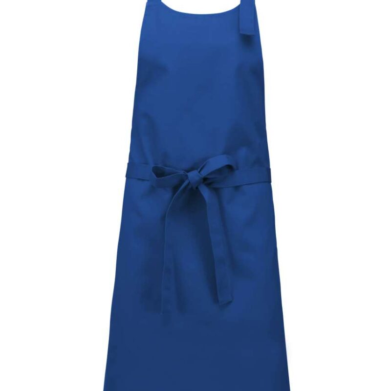 Kariban COTTON APRON WITHOUT POCKET - Βασιλικό μπλε