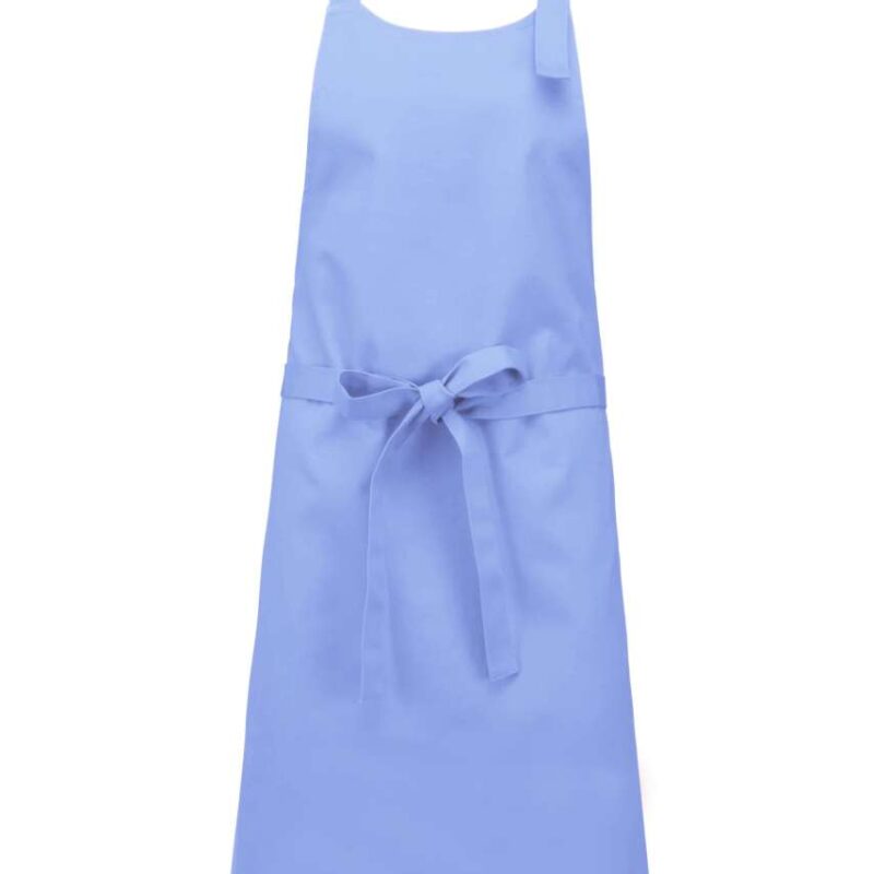 Kariban COTTON APRON WITHOUT POCKET - Γαλάζιο