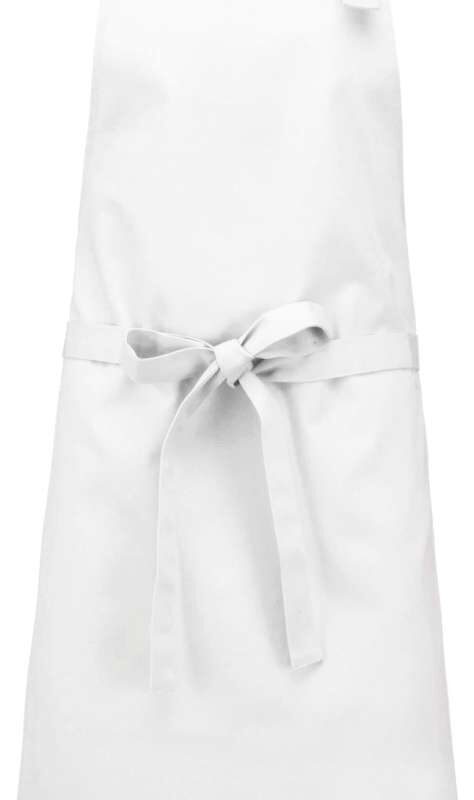 Kariban COTTON APRON WITHOUT POCKET - Λευκό
