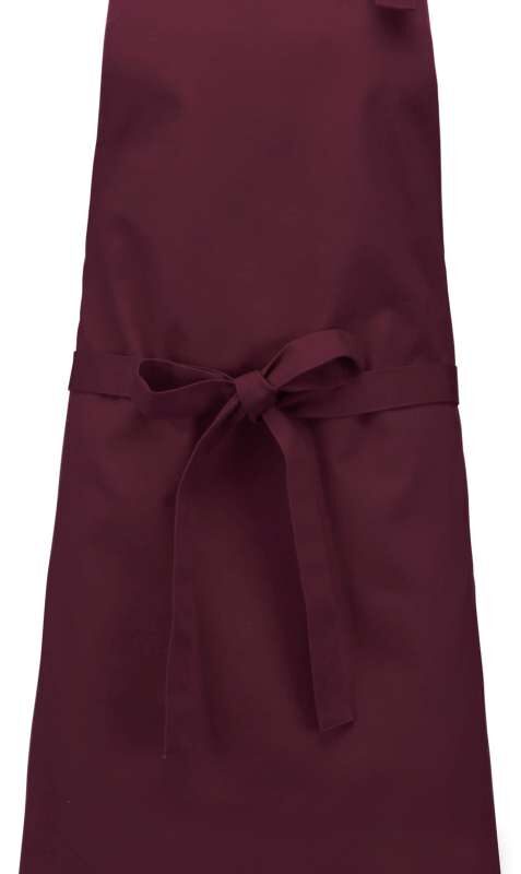 Kariban COTTON APRON WITHOUT POCKET - Κρασί