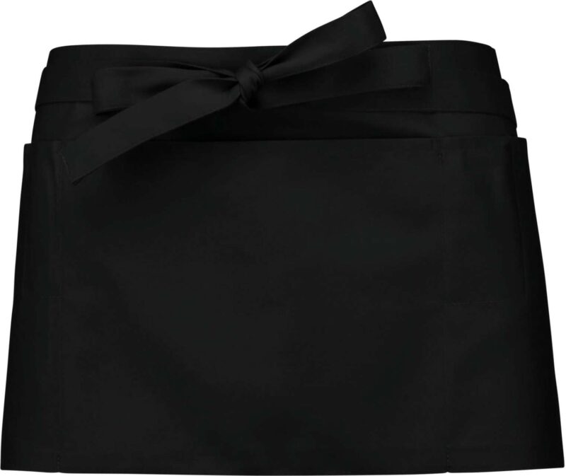 ka896-black-a1 Kariban POLYCOTTON SHORT APRON - Μαύρο