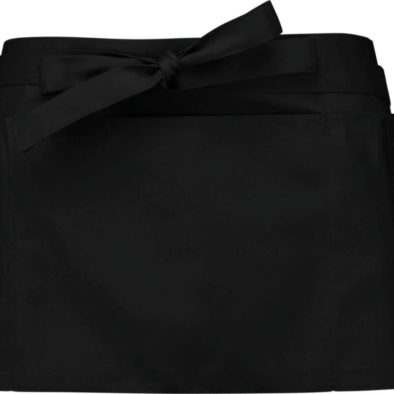 ka896-black-a1 Kariban POLYCOTTON SHORT APRON - Μαύρο