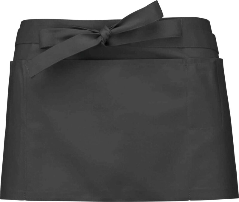 ka896-dark_grey-a1 Kariban POLYCOTTON SHORT APRON - Σκούρο Γκρι
