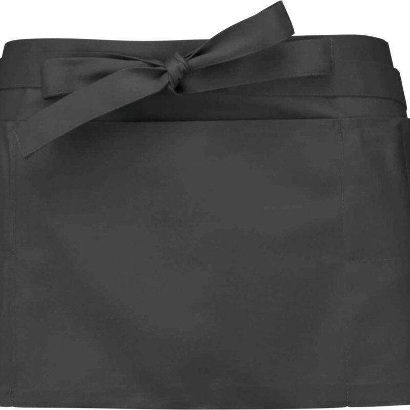 ka896-dark_grey-a1 Kariban POLYCOTTON SHORT APRON - Σκούρο Γκρι