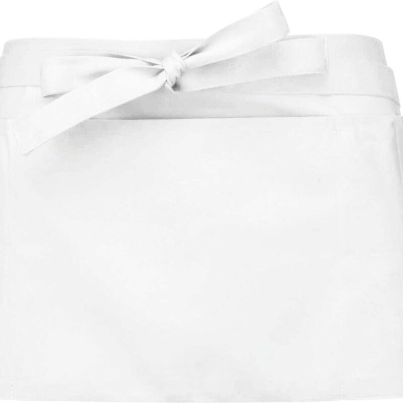 Kariban POLYCOTTON SHORT APRON - Λευκό