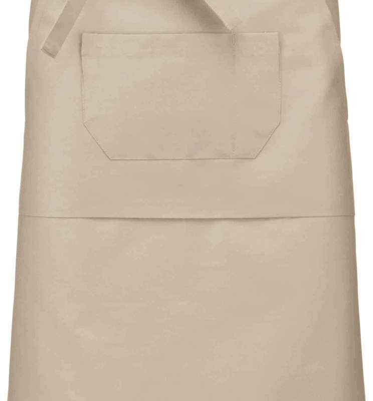 ka897-beige-a1 Kariban POLYCOTTON LONG APRON - μπεζ