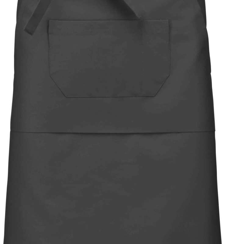 ka897-dark_grey-a1 Kariban POLYCOTTON LONG APRON - Σκούρο Γκρι