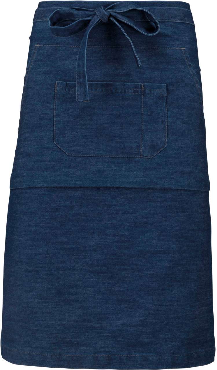 ka897-denim-a1 Kariban POLYCOTTON LONG APRON - 65% Βαμβάκι/35% Πολυεστέρας