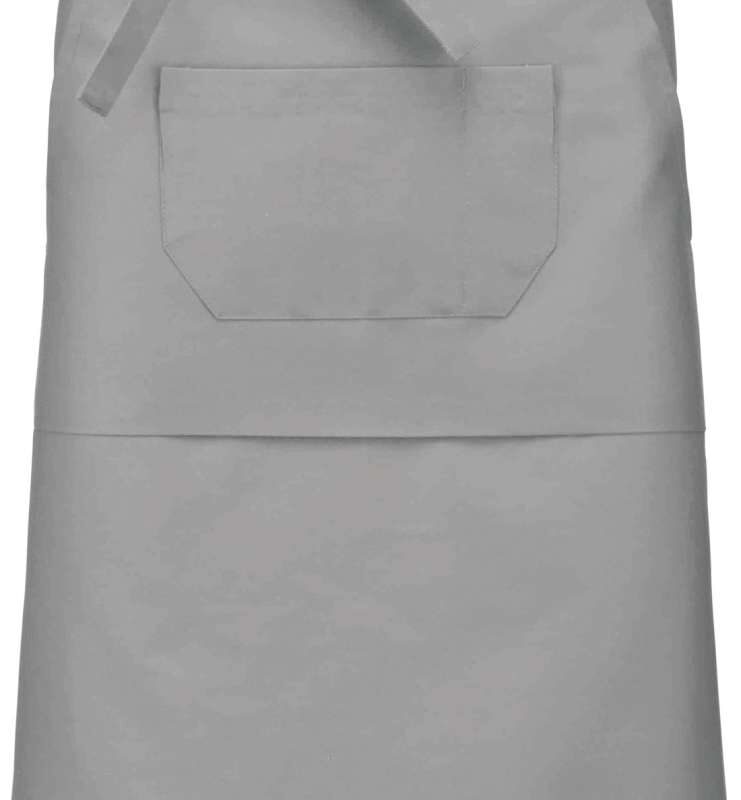 ka897-light_grey-a1 Kariban POLYCOTTON LONG APRON - Ανοιχτό γκρι