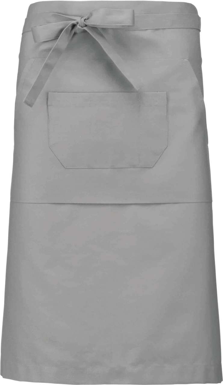 ka897-light_grey-a1 Kariban POLYCOTTON LONG APRON - Ανοιχτό γκρι