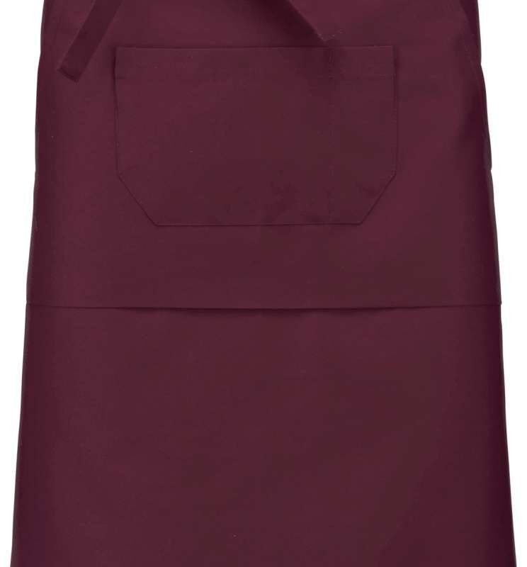 ka897-wine-a1 Kariban POLYCOTTON LONG APRON - Κρασί