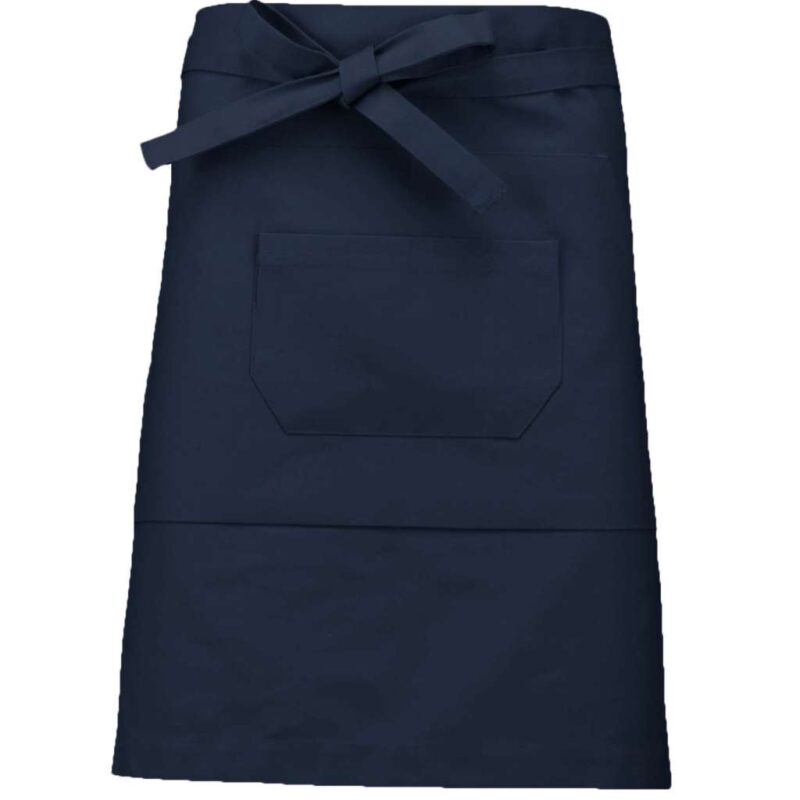 ka898-navy-a1 Kariban Μεσαίου μήκους βαμβακερή ποδιά - Μπλε μαρίν