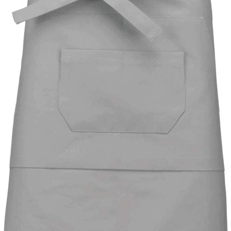 Kariban POLYCOTTON MID-LENGTH APRON - Ανοιχτό γκρι