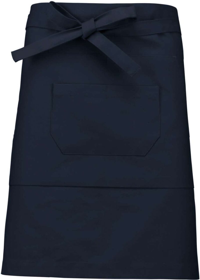 ka899-navy-a1 Kariban POLYCOTTON MID-LENGTH APRON - Μπλε μαρίν
