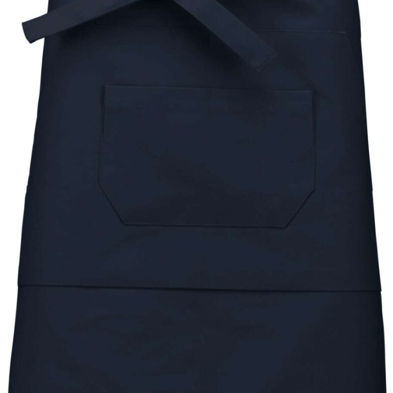 Kariban POLYCOTTON MID-LENGTH APRON - Μπλε μαρίν