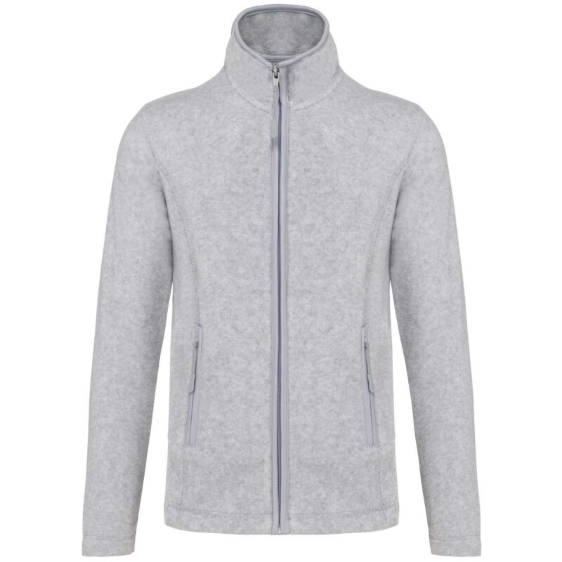 Kariban MAUREEN - LADIES' JACKET FULL MICROFLEECE ZIP - Ash Heather