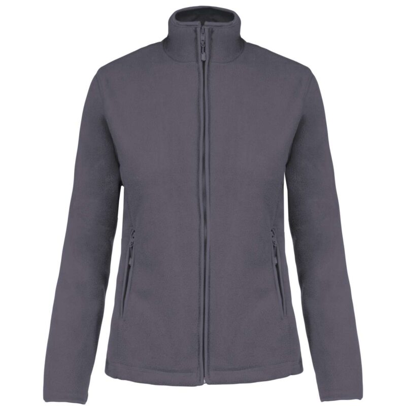 Kariban MAUREEN - LADIES' JACKET FULL MICROFLEECE ZIP - Convoy Grey