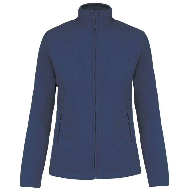 ka907-deep_blue-a1 Kariban MAUREEN - LADIES' JACKET FULL MICROFLEECE ZIP - Μπλε μαρίν