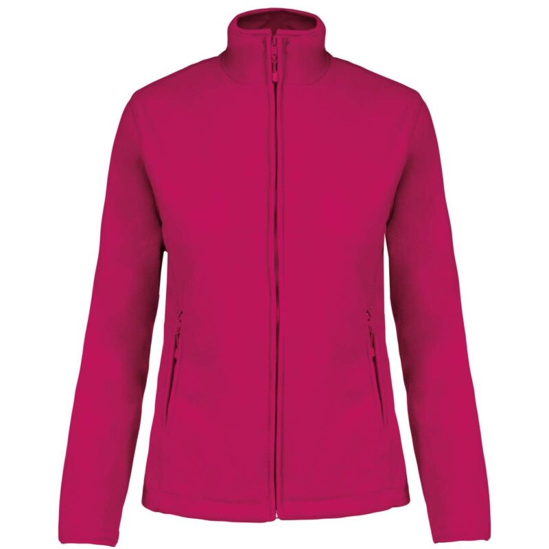ka907-fuchsia-a1 Kariban MAUREEN - LADIES' JACKET FULL MICROFLEECE ZIP - Φούξια