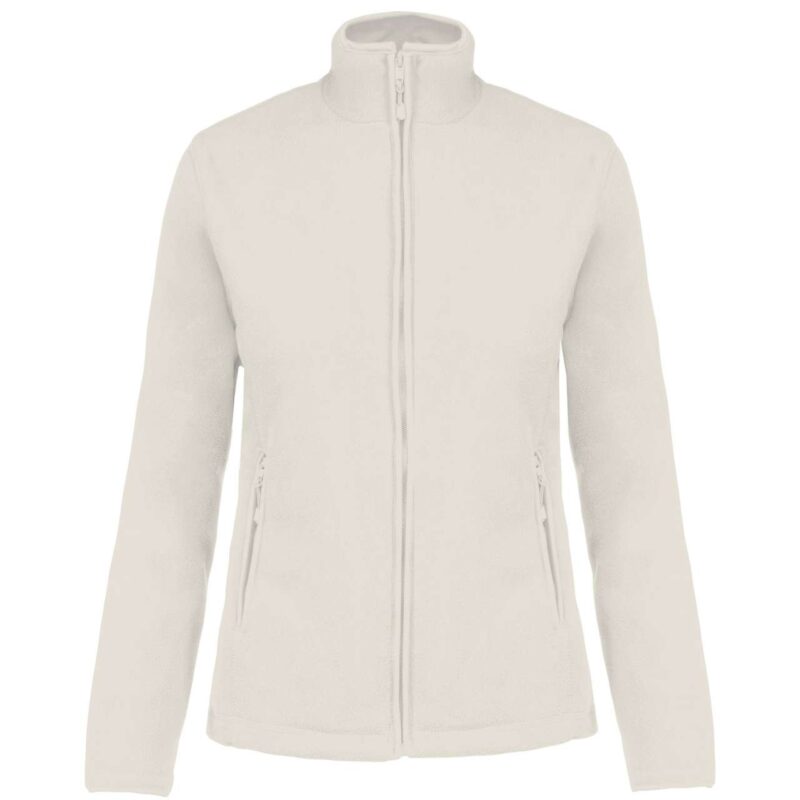 Kariban MAUREEN - LADIES' JACKET FULL MICROFLEECE ZIP - Φυσικό