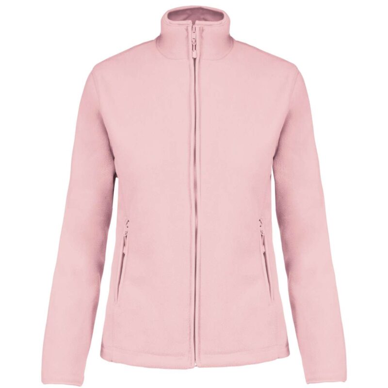 Kariban MAUREEN - LADIES' JACKET FULL MICROFLEECE ZIP - Ανοιχτό ροζ