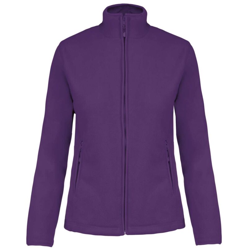 Kariban MAUREEN - LADIES' JACKET FULL MICROFLEECE ZIP - Μωβ