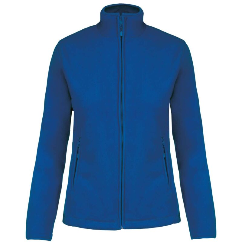 ka907-royal_blue-a1 Kariban MAUREEN - LADIES' JACKET FULL MICROFLEECE ZIP - Βασιλικό μπλε