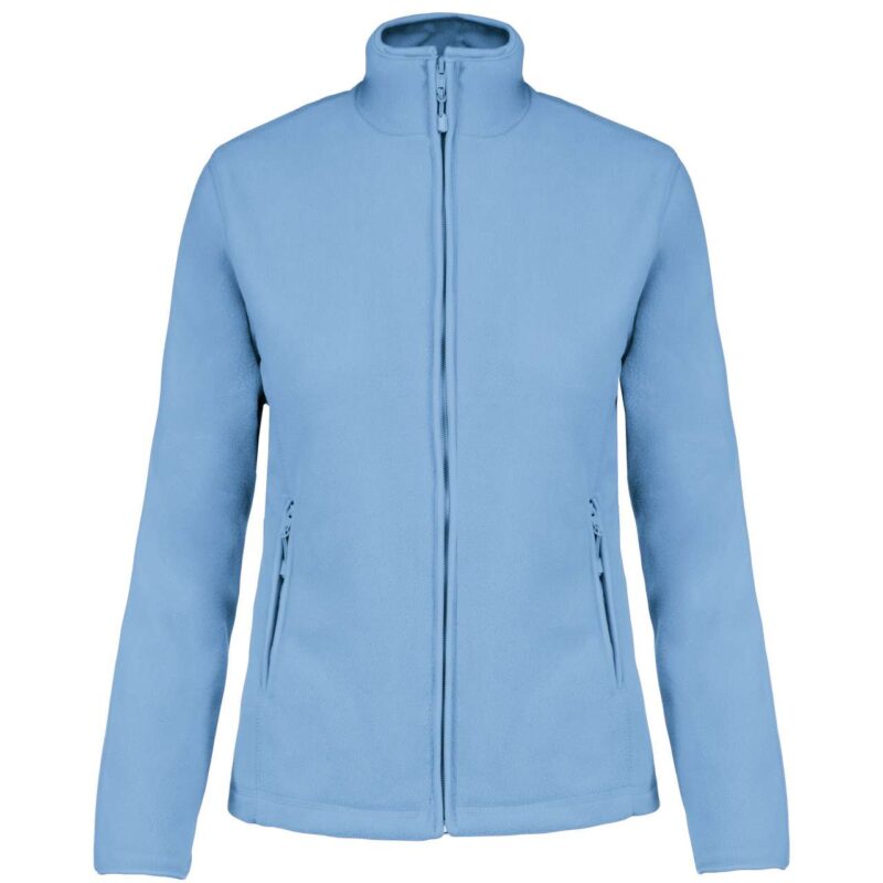 ka907-sky_blue-a1 Kariban MAUREEN - LADIES' JACKET FULL MICROFLEECE ZIP - Γαλάζιο