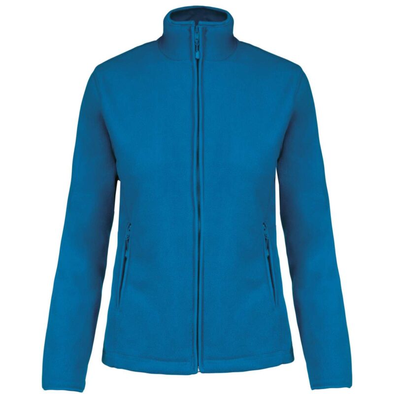ka907-tropical_blue-a1 Kariban MAUREEN - LADIES' JACKET FULL MICROFLEECE ZIP - Τροπικό Μπλε
