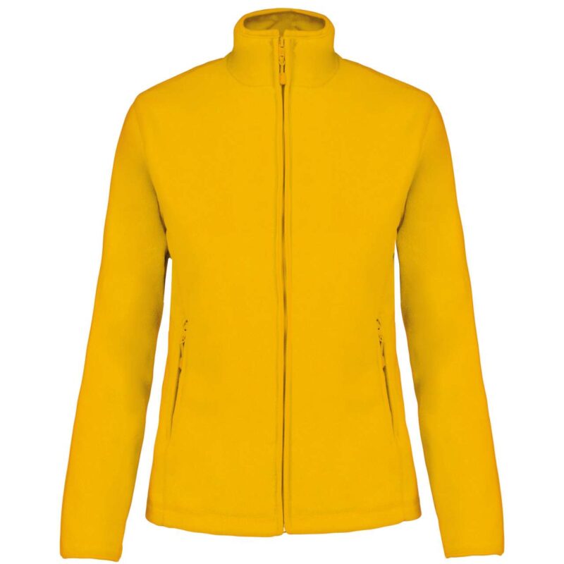 Kariban MAUREEN - LADIES' JACKET FULL MICROFLEECE ZIP - Κίτρινο